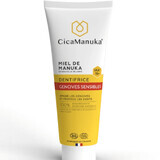 Toothpaste for sensitive gums with manuka honey IAA15+, organic, 75 ml, CicaManuka