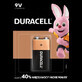 9V alkaline battery, 1 piece, Duracell