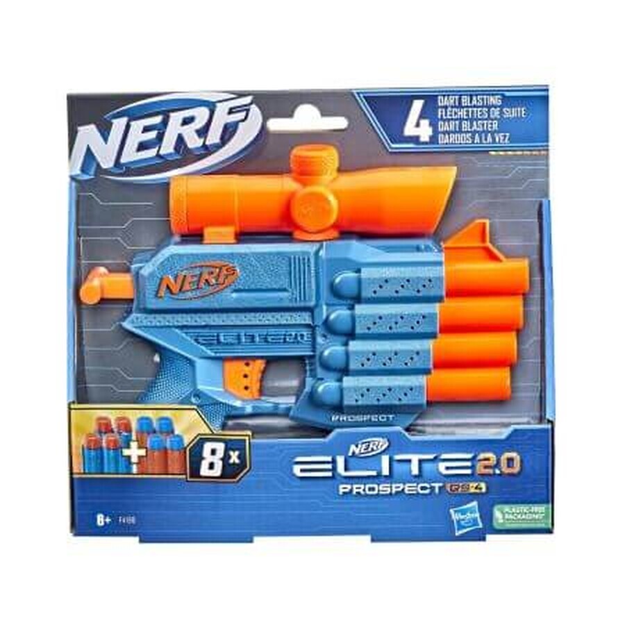 Nerf Blaster Elite 2.0 Prospect QS 4, +8 years, Hasbro