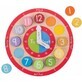 Wooden colourful clock, BigJigs