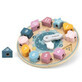 PolarB geometric shapes educational clock, New Classic Toys