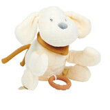 Plush musical toy Charlie the puppy, 30 cm, Vanilla, Nattou