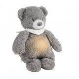 Teddy bear night light, Grey, Nattou