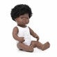 African boy doll, 38 cm, +10 months, Miniland