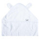 Towel with hood and ears for babies, 80x80 cm, Ecru, Tuxi Brands