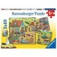 Farm work puzzle, 3x49 pieces, +5 years, Ravensburger