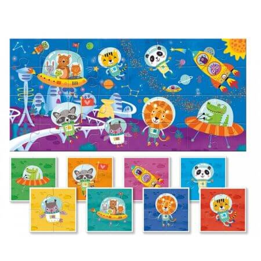 Children's puzzle Space, +2 years, Ludattica