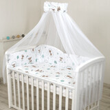 Tulle canopy with cover and linen, 300 x160 cm, Amy
