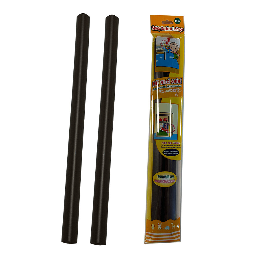 Foam strip for furniture protection, 40 cm, 2 pieces, Brown, Car Boy