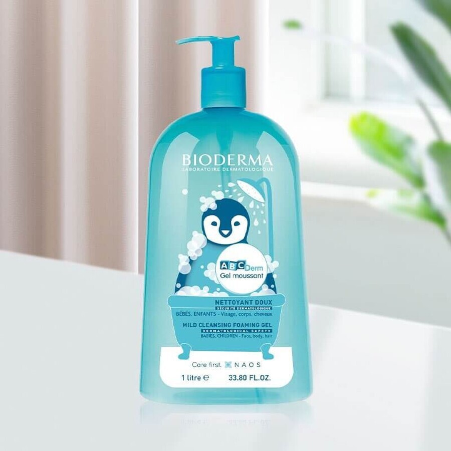 ABCDerm foaming gel, 1 L, Bioderma