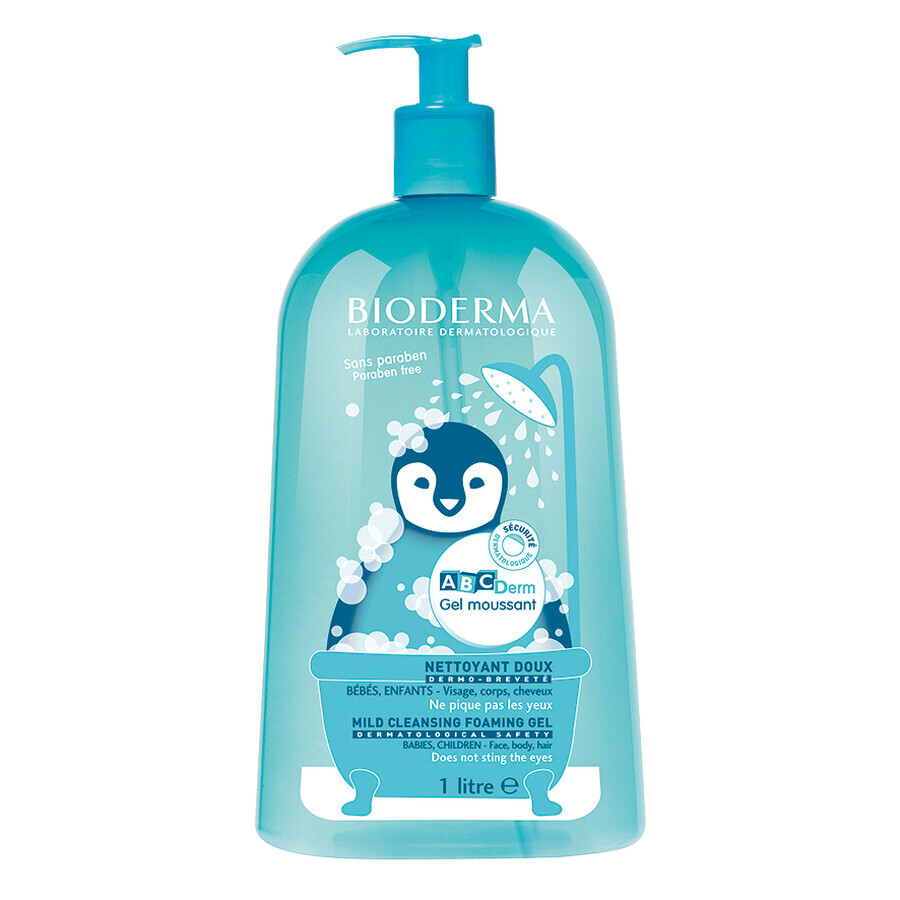 ABCDerm foaming gel, 1 L, Bioderma