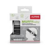 Antiphonic headphones for babies, 3-36 months, Black, Alpine
