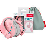 Foldable headphones for children, 5-16 years, Pink, Alpine Foldable headphones for children, 5-16 years, Pink, Alpine