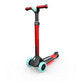 Folding scooter with lights and Led Nexo, 2 years+, Red, Berg