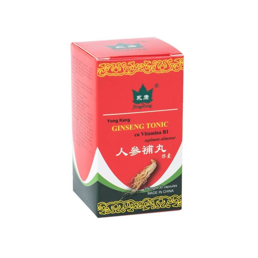 Ginseng Tonic with Vitamin B1, 30 capsules, Yongkang International China