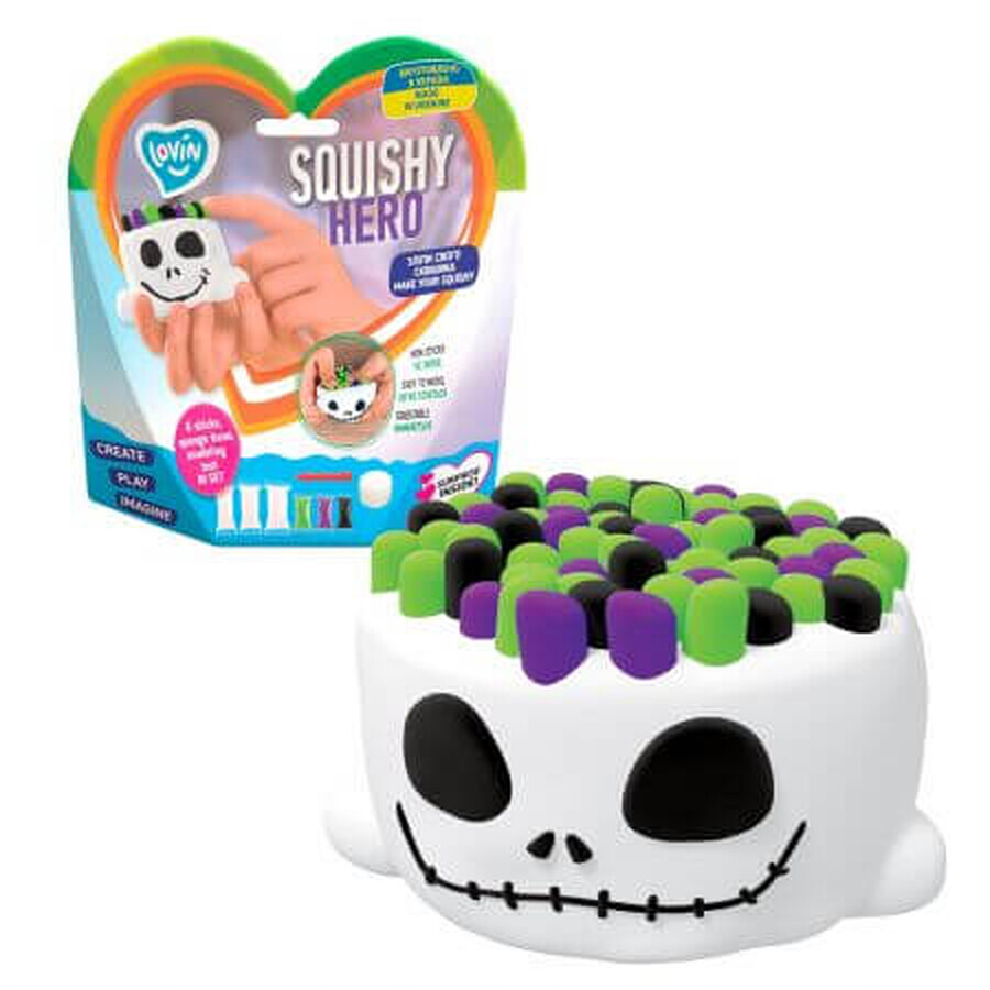 Lovin'do Air Clay Squishy Hero, +3 years, Scary Ghost, Okto