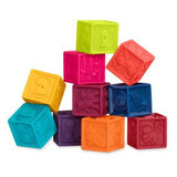 Soft cubes set, 10 pieces, Btoys