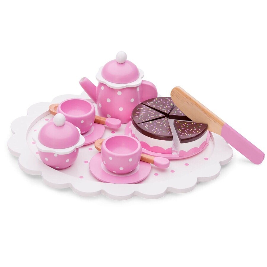Tea set with tray, + 3 years, New classic toys