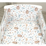 Bed linen set with side protection, Rabbit, 120 x 60 cm, Amy