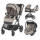 3 in 1 pushchair system for children Lissia, Butternut Beige, Coccolle