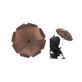 Umbrella with UV protection 50 +, Melange Brown, 80 cm, Fillikid