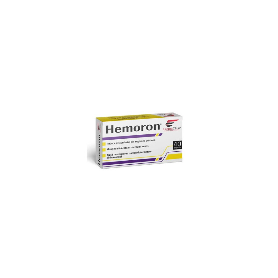Hemoron, 40 capsules, FarmaClass