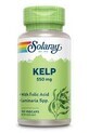 Kelp 550mg and Folic Acid Solaray, 100 capsules, Secom
