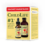 Immunity kit for children Vitamin C ChildLife, 118.5 ml + Vitamin D3 ChildLife, 29.60 ml, Secom Immunity kit for children Vitamin C ChildLife, 118.5 ml + Vitamin D3 ChildLife, 29.60 ml, Secom