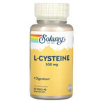 L-Cysteine 500mg Solaray, 30 capsules, Secom L-Cysteine 500mg Solaray, 30 capsules, Secom