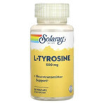 L-Tyrosine 500mg Solaray, 50 capsules, Secom L-Tyrosine 500mg Solaray, 50 capsules, Secom