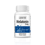 Melatonina 3 mg, 30 capsule vegetali, Zenyth