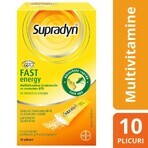 Supradyn Fast Energy with coenzyme Q10, 10 sachets, Bayer Supradyn Fast Energy with coenzyme Q10, 10 sachets, Bayer