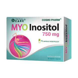 MYO Inositol, 30 vegetarian capsules, Cosmopharm