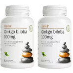 Ginkgo Biloba 100 mg pack, 60 + 60 tablets, Alevia Ginkgo Biloba 100 mg pack, 60 + 60 tablets, Alevia