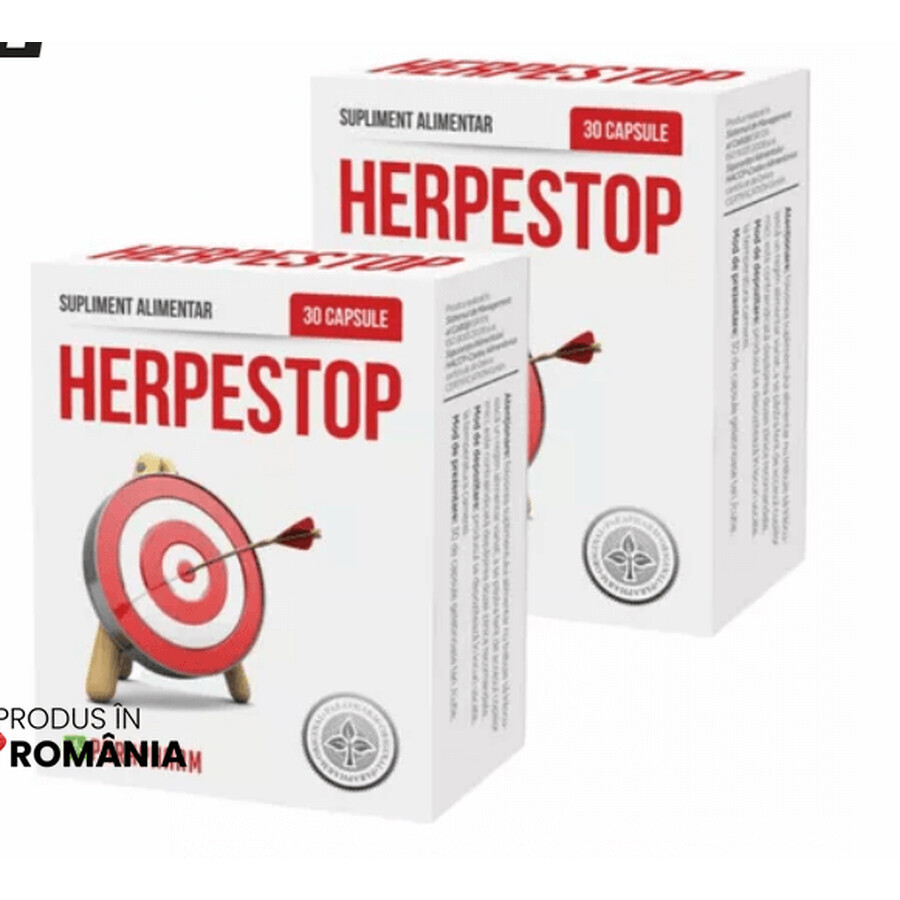 Verpakking Herpestop, 30 capsules + 30 capsules, Parapharm