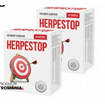 Verpakking Herpestop, 30 capsules + 30 capsules, Parapharm Verpakking Herpestop, 30 capsules + 30 capsules, Parapharm