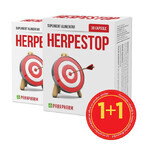 Verpakking Herpestop, 30 capsules + 30 capsules, Parapharm