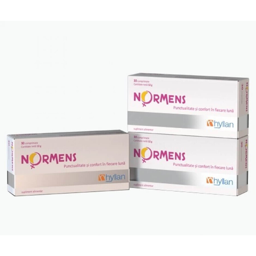 Verpakking Normens (2 + 1), 30 tabletten, Hyllan