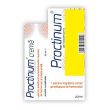 Package Proctinum hypoallergenic gel for anorectal hygiene, 200 ml + Proctinum cream, 30 ml, Zdrovit