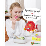 Omega-3 gummy fish with lemon and orange flavour, 36 jellies, Moller's Omega-3 gummy fish with lemon and orange flavour, 36 jellies, Moller's