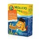 Omega-3 gummy fish with lemon and orange flavour, 36 jellies, Moller&#39;s
