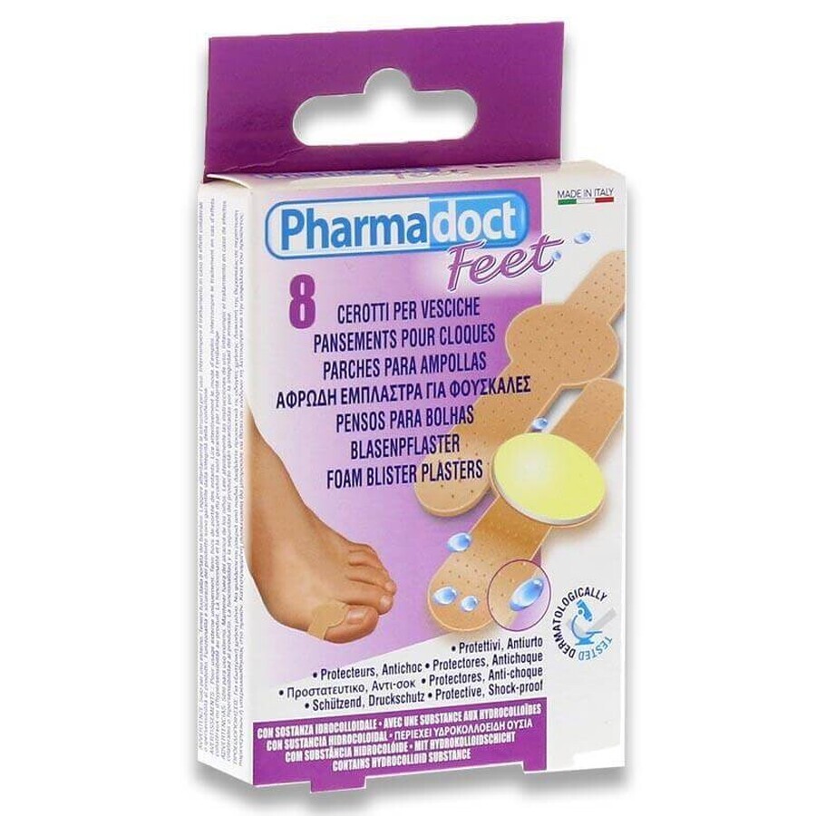 Acquista Cerotti idrocolloidali per vesciche e calli, 8 pezzi, Pharmadoct Cerotti idrocolloidali per vesciche e calli, 8 pezzi, Pharmadoct
