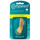 Interdigital patches for deep calluses, 10 pieces, Compeed