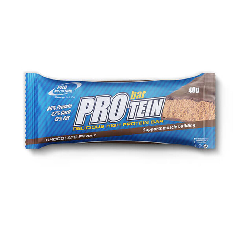 Protein Bar with chocolate flavour, 40 g, Pro Nutrition