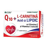 Q10+L-Carnitine and Lipoic Acid, 30 capsules, Cosmopharm