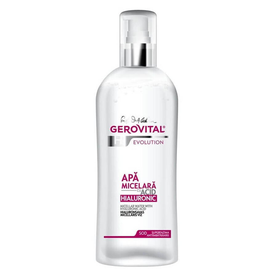Micellar water with hyaluronic acid Gerovital H3 Evolution, 150 ml, Farmec
