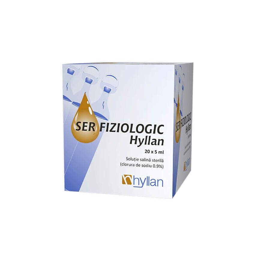 Physiological Serum, 20x5 ml, Hyllan