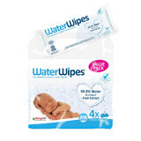 Wet baby wipes, 4 x 60 pieces, WaterWipes