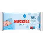 Pure wet wipes, 56 pieces, Huggies Pure wet wipes, 56 pieces, Huggies
