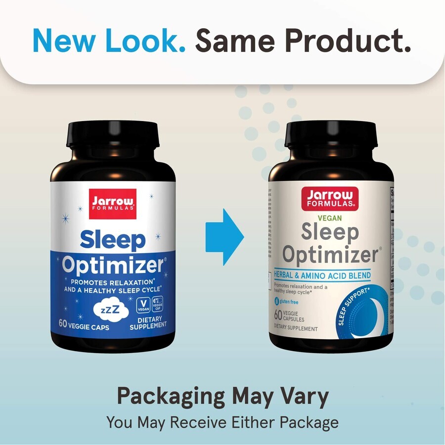 Sleep Optimizer Jarrow Formulas, 60 capsules, Secom